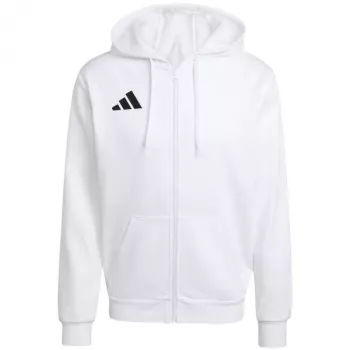 adidas Entrada 26 Full Zip huppari miehet valkoinen L