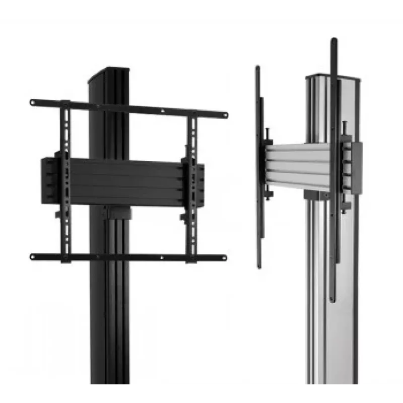 B-TECH AV SYSTEM X - yleiskäyttöinen lattiajalusta litteille näytöille (VESA 600 x 400) - 1,8 m
