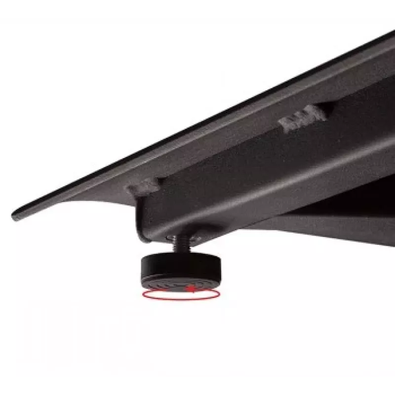 B-TECH AV SYSTEM X - yleiskäyttöinen lattiajalusta litteille näytöille (VESA 600 x 400) - 1,8 m