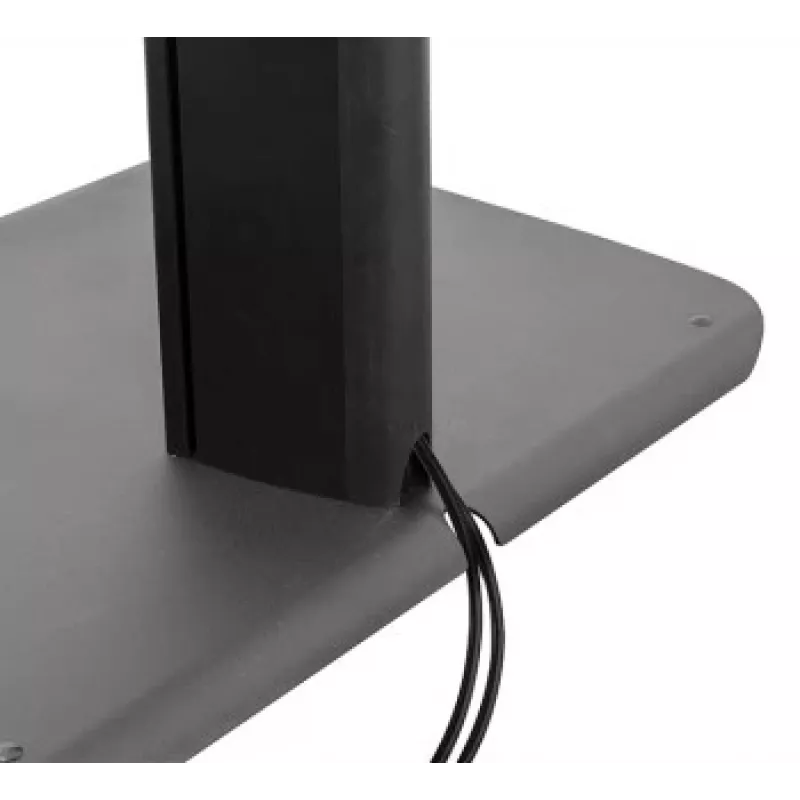 B-TECH AV SYSTEM X - yleiskäyttöinen lattiajalusta litteille näytöille (VESA 600 x 400) - 1,8 m