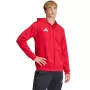 adidas Entrada 26 Full-Zip huppari miehet punainen 2XL
