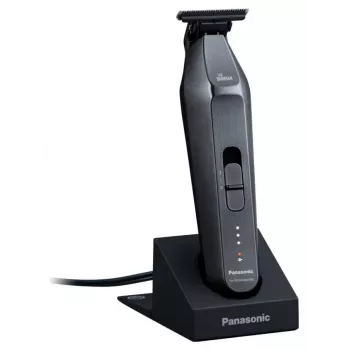 Panasonic Barikan ER-XT70-N801 hopeanvärinen ammattihiustenleikkuri lineaarisella moottorilla, 39 leikkauspituutta, langaton ja verkkovirta