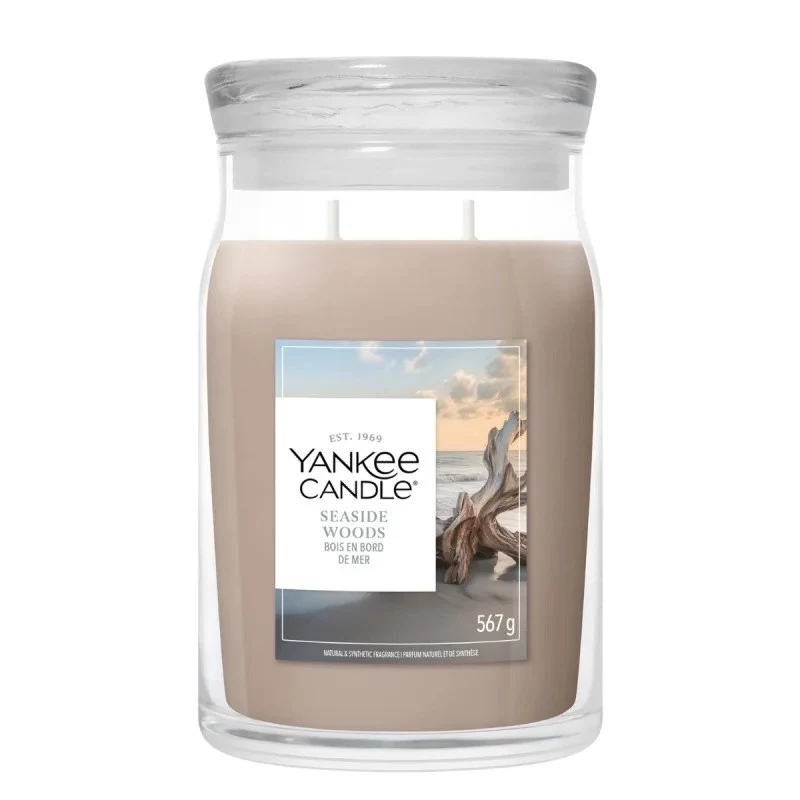 Yankee Candle Signature Seaside Woods tuoksukynttilä isossa lasissa 567 g
