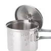 ESBIT PT625ST retkikeittokattila 0,625 L ruostumaton teräs