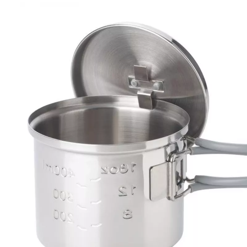 ESBIT PT625ST retkikeittokattila 0,625 L ruostumaton teräs