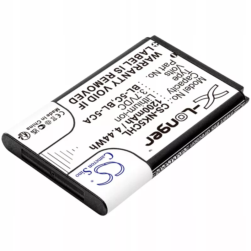 Cameron Sino 1200mAh Li-ion akku Nokia BL-5C, BL-5CA, Teltonika, Lark BL-6SP