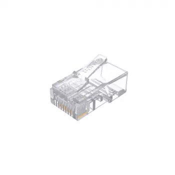 UNITEK RJ45 modulaariliitin (8P8C) Cat. 5e, 100 kpl pakkaus