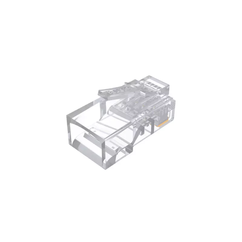 UNITEK RJ45 modulaariliitin (8P8C) Cat. 5e, 100 kpl pakkaus