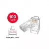 UNITEK RJ45 modulaariliitin (8P8C) Cat. 5e, 100 kpl pakkaus