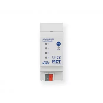 MDT KNX logiikkamoduuli 2TE REG Secure, 200 logiikkalohkoa, DIN-kisko, KNX Secure