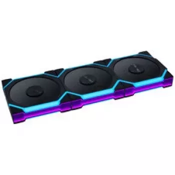 Lian Li UNI FAN SL FLEX Wireless ARGB 120 mm PWM kotelotuuletin - 3 kpl:n pakkaus, musta, Reverse Blade