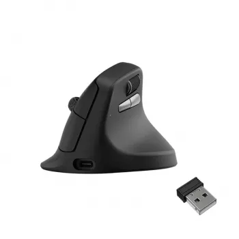 Keychron M5-A29 pystysuora PixArt 3311 1K musta ergonominen langaton pelihiiri