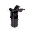 B-TECH AV SYSTEM 2 - ristikon kiinnityspidike Ø50mm putkille (musta)