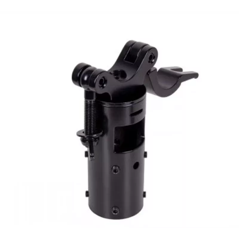 B-TECH AV SYSTEM 2 - ristikon kiinnityspidike Ø50mm putkille (musta)