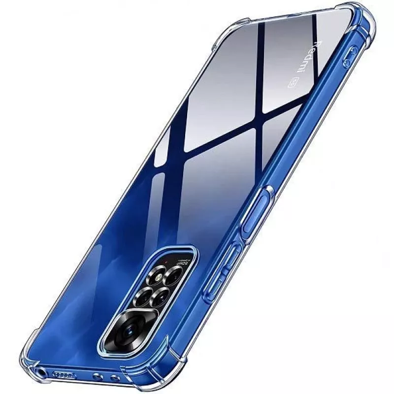 Evelatus Xiaomi Redmi Note 11/11S Military Shockproof -silikonikuori TPU läpinäkyvä
