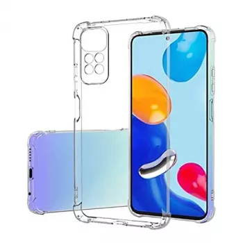 Evelatus Xiaomi Redmi Note 11/11S Military Shockproof -silikonikuori TPU läpinäkyvä