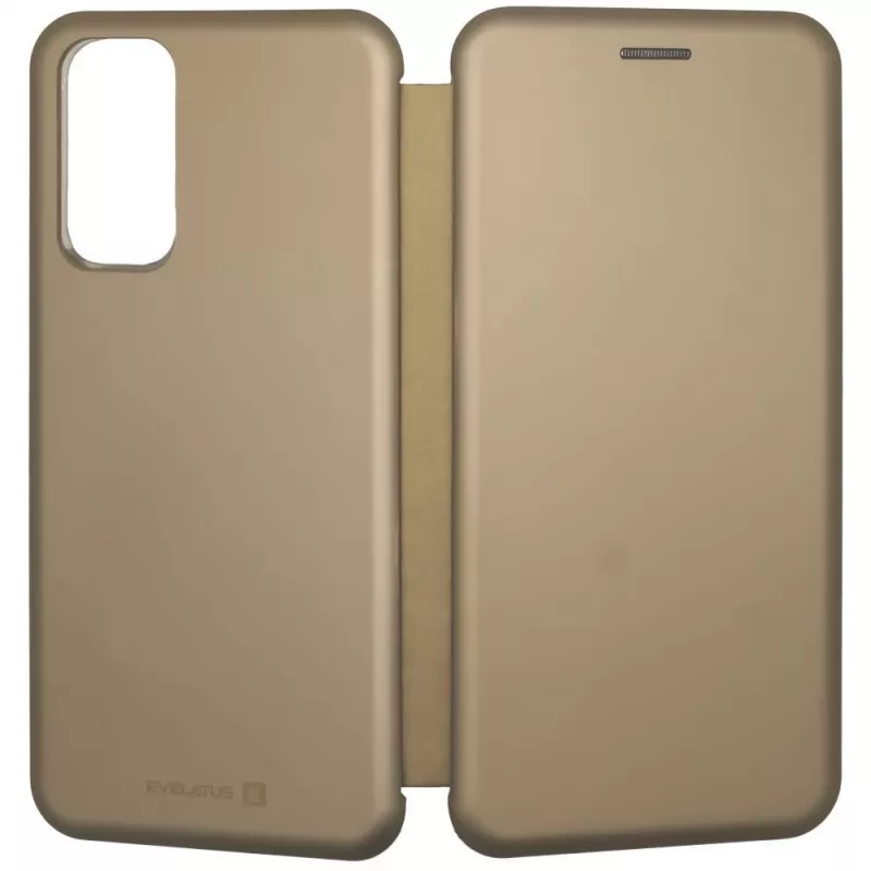Evelatus Xiaomi Redmi Note 10S / Poco M5s kirjakotelo kulta