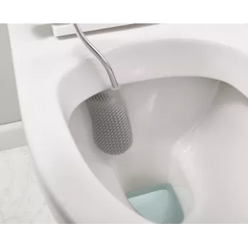 Joseph Joseph Flex wc-harjasarja ja teline, vaaleanharmaa