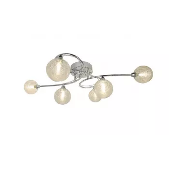 Kattovalaisin CL16022-6 6x28W G9 moderni kromi 6-lampun valaisin