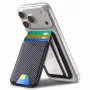 ESR Classic RFID Magnetic Wallet Stand MagSafe-yhteensopiva, Carbon Fiber musta