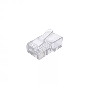 UNITEK 100 kpl:n pakkaus Cat.6 läpivienti-RJ45-modulaariliittimiä (UTP, 23-26AWG, kullatut koskettimet)