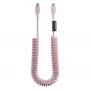Native Union Pop Cable USB-C - USB-C 2,4 m 60W punottu kaapeli (Candy)