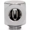 Thermal Grizzly DeltaMate Rotary 90° adapteri G1/4 inch - kiiltävä nikkeli