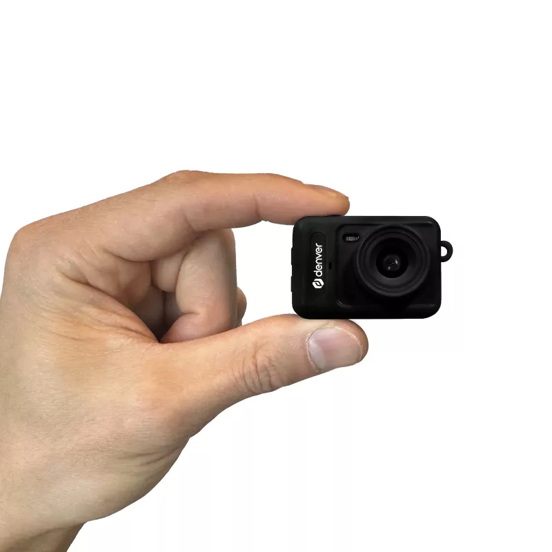 Denver DMC-1003B musta mini-digitaalikamera 0.3MP CMOS VGA avaimenperä-verkkokamera
