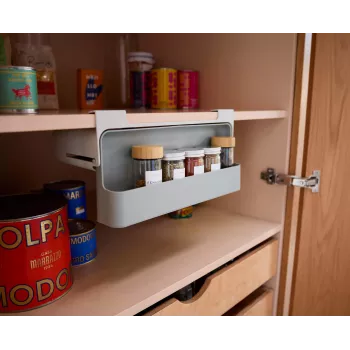 Joseph Joseph CupboardStore 8500021 hyllyn alle asennettava teline, harmaa