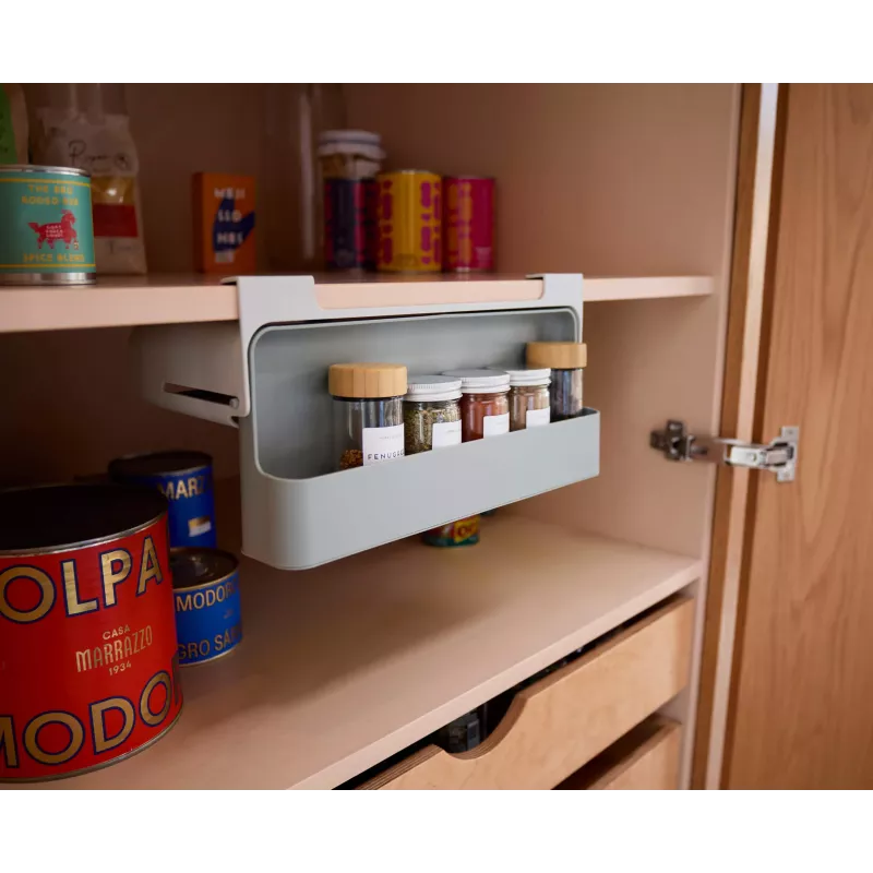 Joseph Joseph CupboardStore 8500021 hyllyn alle asennettava teline, harmaa