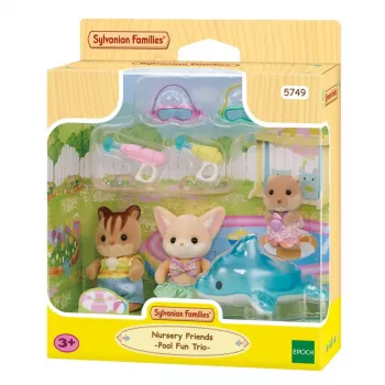 EPOCH Sylvanian Families Abenteuer Kindergarten Freunde Pool-Spa-leikkisarja