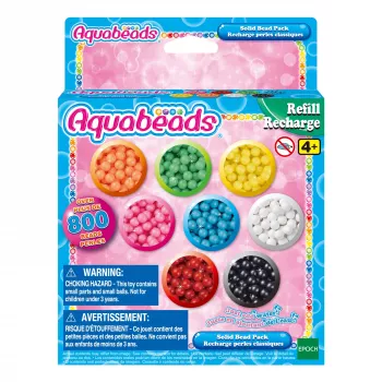 EPOCH Aquabeads Solid Beads täydennyspakkaus – punainen, 600 kpl