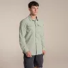 Craghoppers NosiLife Adventure LS Shirt III - miesten matkapaita, Bay Leaf, Medium