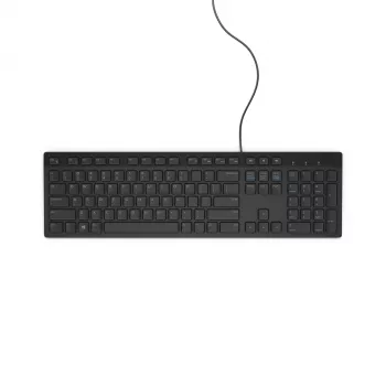 Dell KB216-BK-US langallinen USB-näppäimistö, QWERTY UK-asettelu, musta
