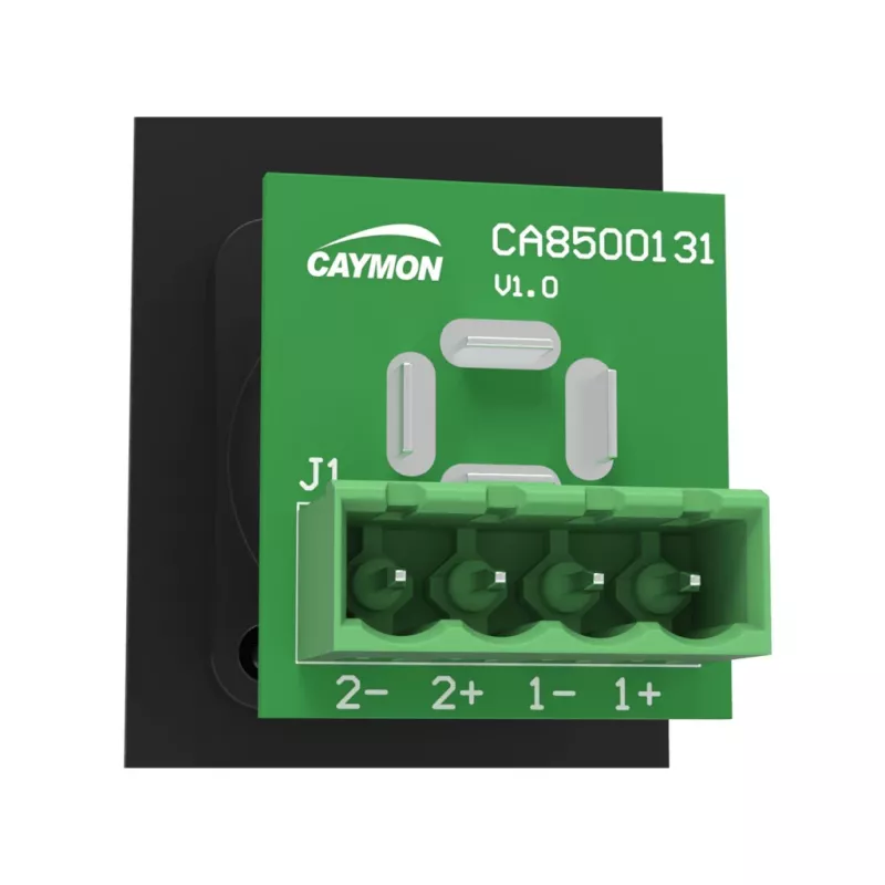 CAYMON CASY142/B 19 tuuman 1U rack-paneeli 2 Neutrik SpeakON NL4MP -liittimellä, musta