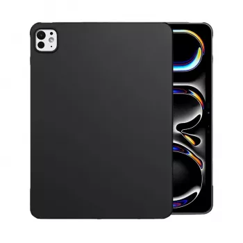 MRDISC takakotelo Apple iPad Pro M4 musta TPU - ohut iskunvaimennuskotelo korotetuilla reunoilla, naarmuuntumaton mattapinta, tarkat aukot (MG-BCIPTABPROM4SW)