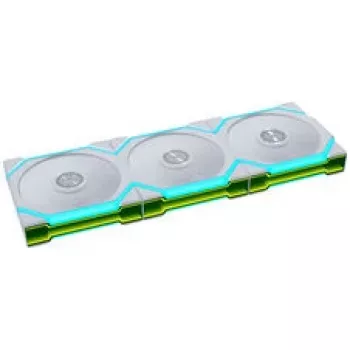 Lian Li UNI FAN SL FLEX Wireless PWM ARGB Reverse Blade 120mm tuuletin 3 kpl:n pakkaus ja ohjain - valkoinen