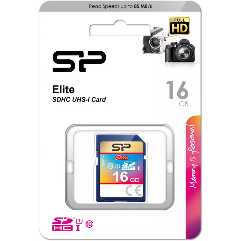 Silicon Power Elite 16GB SDHC Class 10 U1 muistikortti