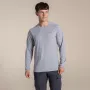 Craghoppers NosiLife Abel pitkähihainen paita - Soft Grey Marl, koko L