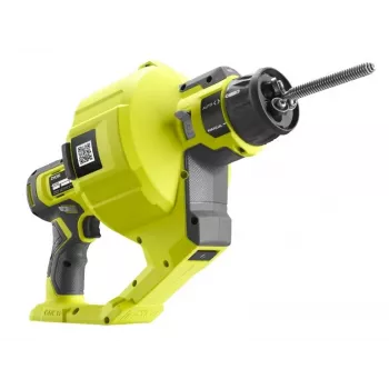 RYOBI RDA18-0 ONE+ akkuputkipuhdistin 18V (runko) - 7,6 m kierukka, automaattinen syöttö, LED-valo
