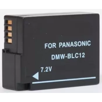 EXTRA DIGITAL Panasonic DMW-BLC12 vara-akku 1200mAh 7,2V Li-Ion Lumix G/FZ/GX -sarjaan