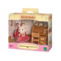 Sylvanian Families Chocolate Rabbit Sister kirjoituspöytäsarja