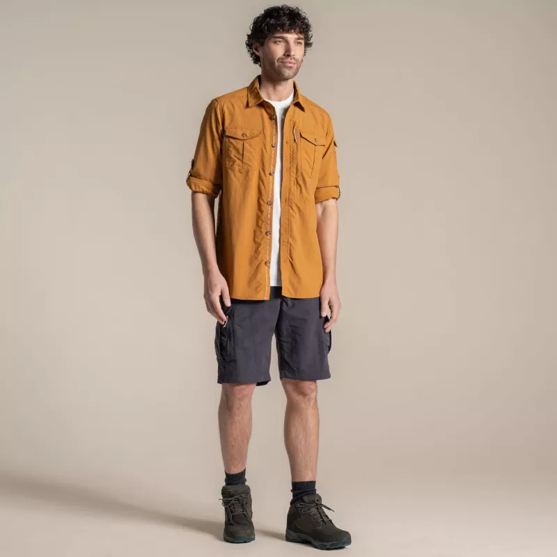 Craghoppers NosiLife Adventure LS Shirt III - Deep Henna, koko L