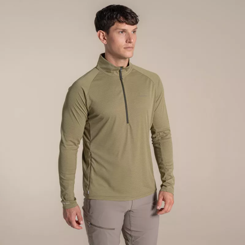 Craghoppers NosiLife SolarShield+ puolipitkävetoketjullinen toppi - Cardamon, L