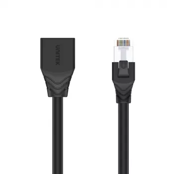 UNITEK Cat6 UTP RJ45 jatkokaapeli M-F 5m musta