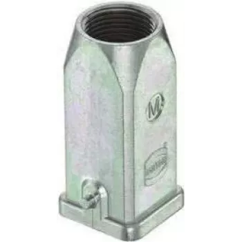 HARTING Han 3EMC kaapeliläpivientikotelo, kaapelin sisäänvienti ylhäältä, 2 tappia, M20 (19620031440)