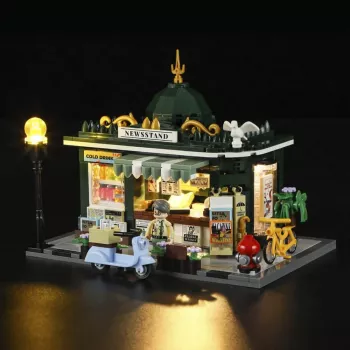 LUMIBRICKS F9023 vapaasti seisova aikakauslehtiteline terästä, musta jauhemaalattu, yksi lokero