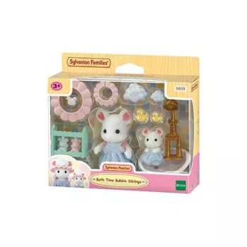 Sylvanian Families Marshmallow Mouse kylpyhetki leikkisetti