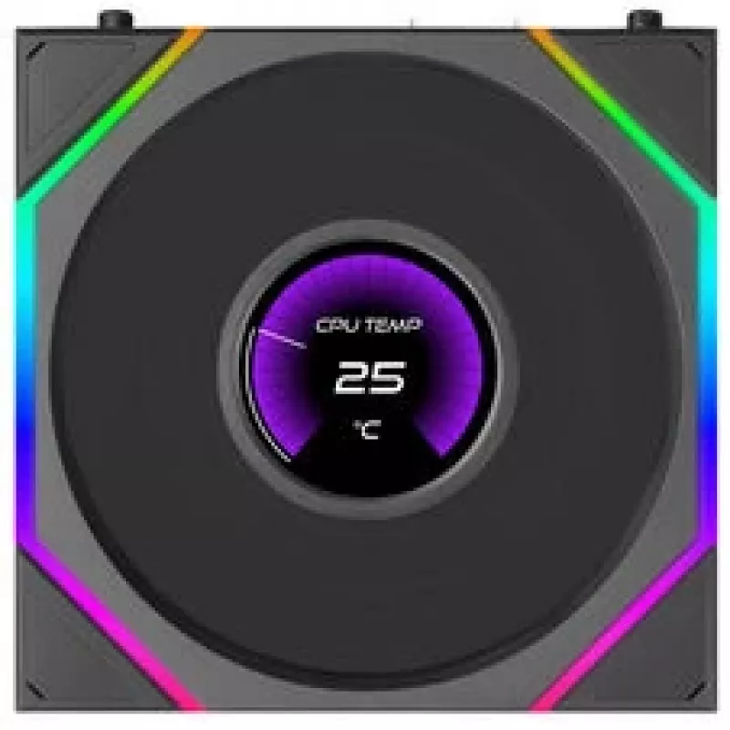 Lian Li UNI FAN TL120 LCD FLEX Wireless ARGB 120mm tuuletin - musta