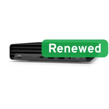HP Renewed Grade A ProDesk 400 G6 pöytätietokone Mini PC – Intel Core i5-10500T, 16GB RAM, 256GB SSD, Intel UHD Graphics 630, Windows 11 Pro